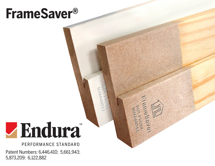 Door replacement with Framesaver jamb by Endura