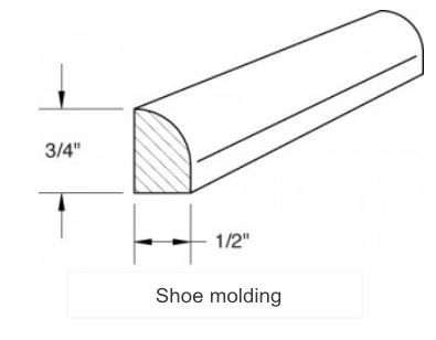 Shoe molding