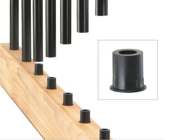 image of Baluster connectors used with wood rails